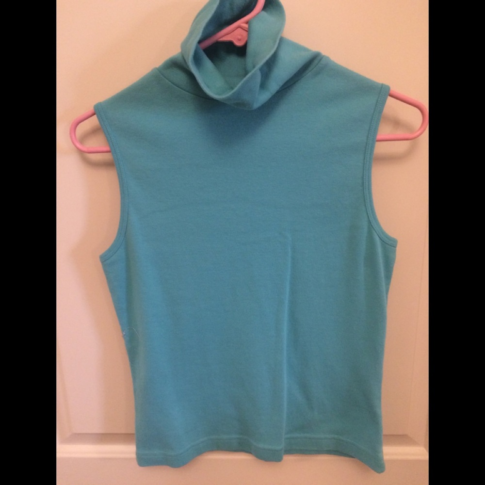 Spiegel Sleeveless Turtleneck Top